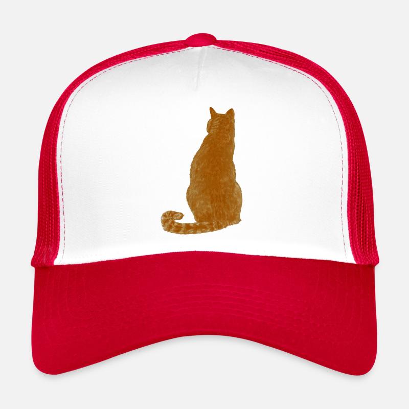 Chat blond Casquette trucker 