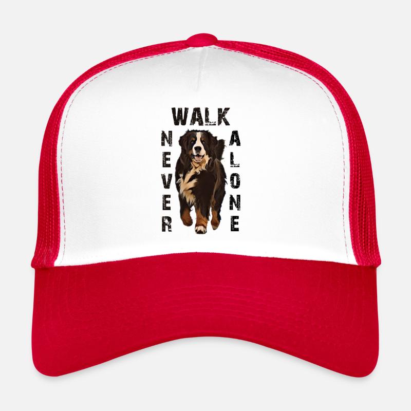Berner Berghund - Trucker Cap - Weiß/Rot