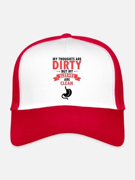 Gastric Bypass and Gastric Bypass Operation Design - Trucker Cap - white/red - Front