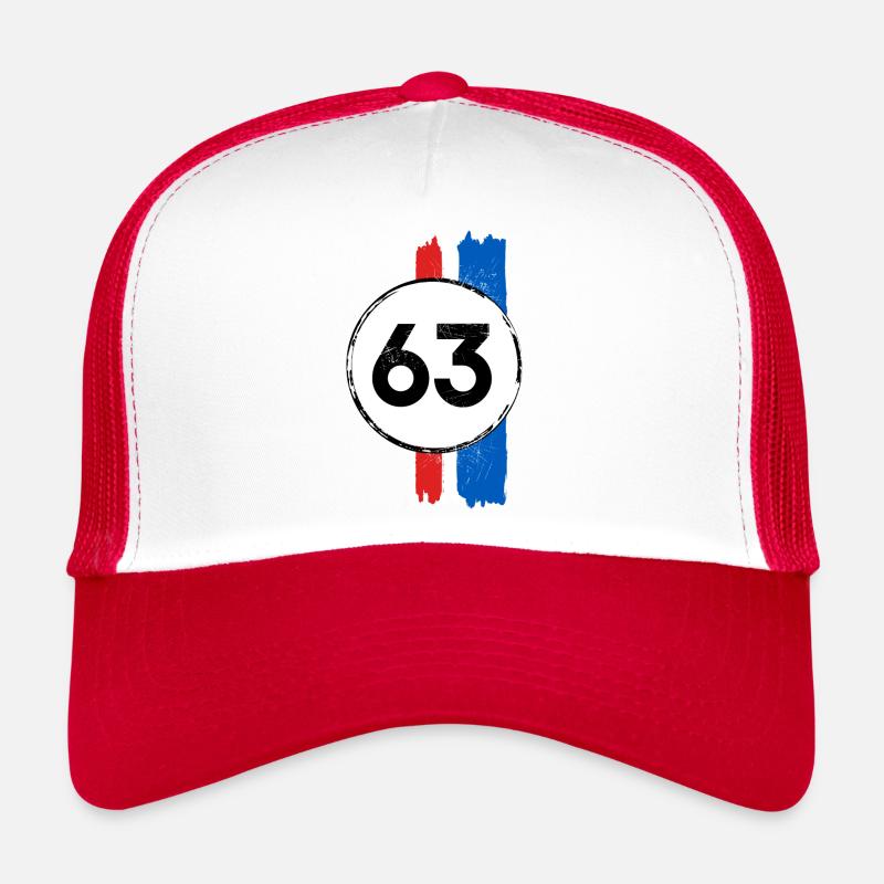 Vintage 1973 Birthday Present - Trucker Cap - white/red
