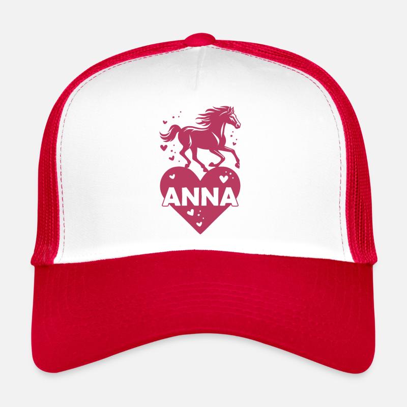 Anna Name Vorname Pferdeherz Trucker Cap