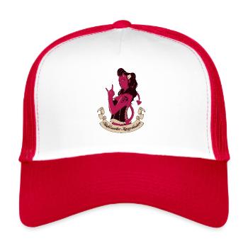 Teufelsweiber Kaiserslautern - Trucker Cap - Weiß/Rot - Vorne