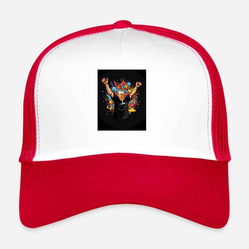 Bunter Bierkopf Trucker Cap
