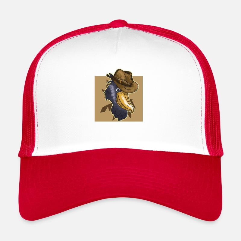 Shoebill Bird Ornithologist Forest I Gift Trucker Cap