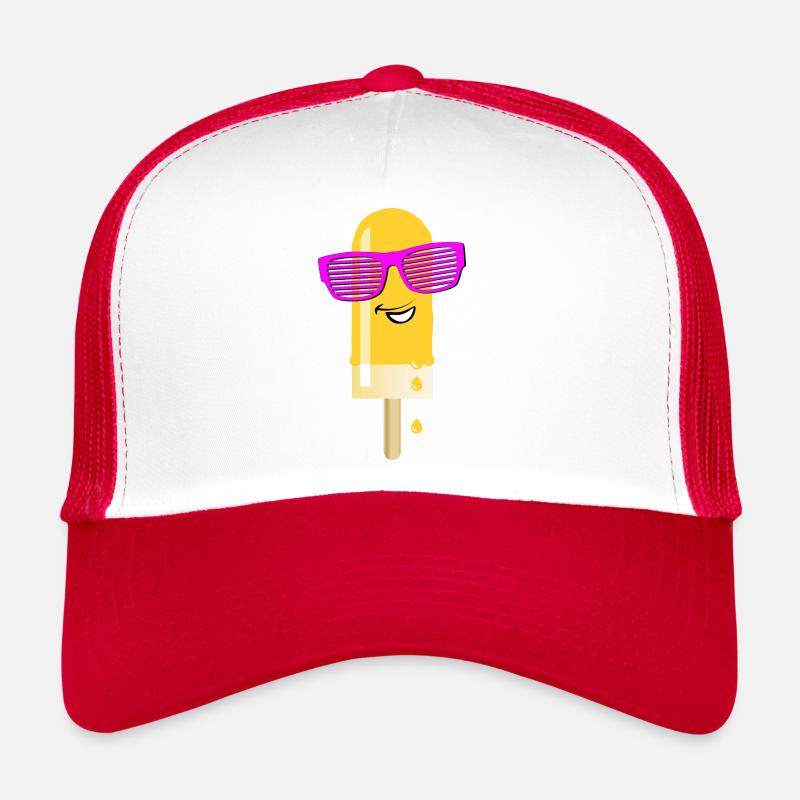 Popsicles Summer Heat Lunettes de soleil joyeuses Casquette trucker 