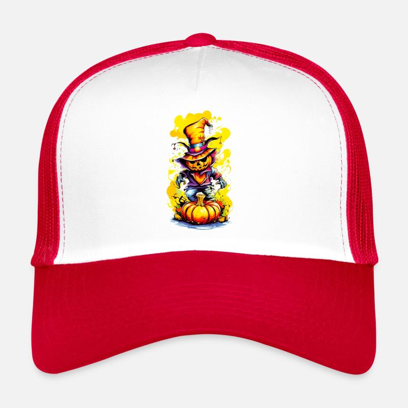 Jack o Lantern 03 Trucker Cap