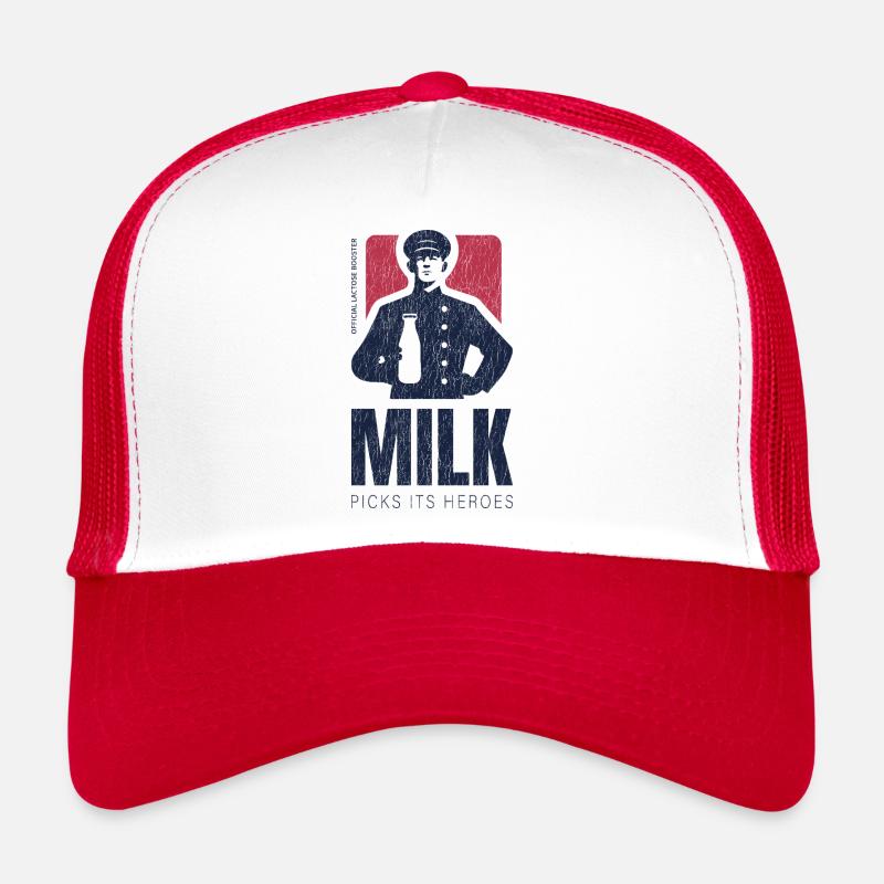 Milk choisit ses héros : drôle, ironique, lactose Casquette trucker 