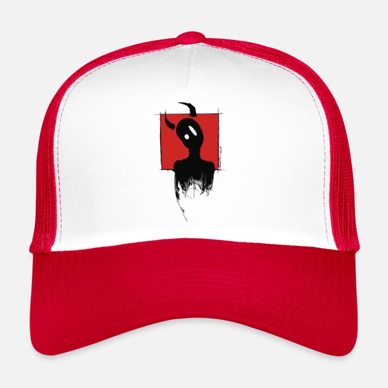 Der Teufelsjunge - Trucker Cap - Weiß/Rot