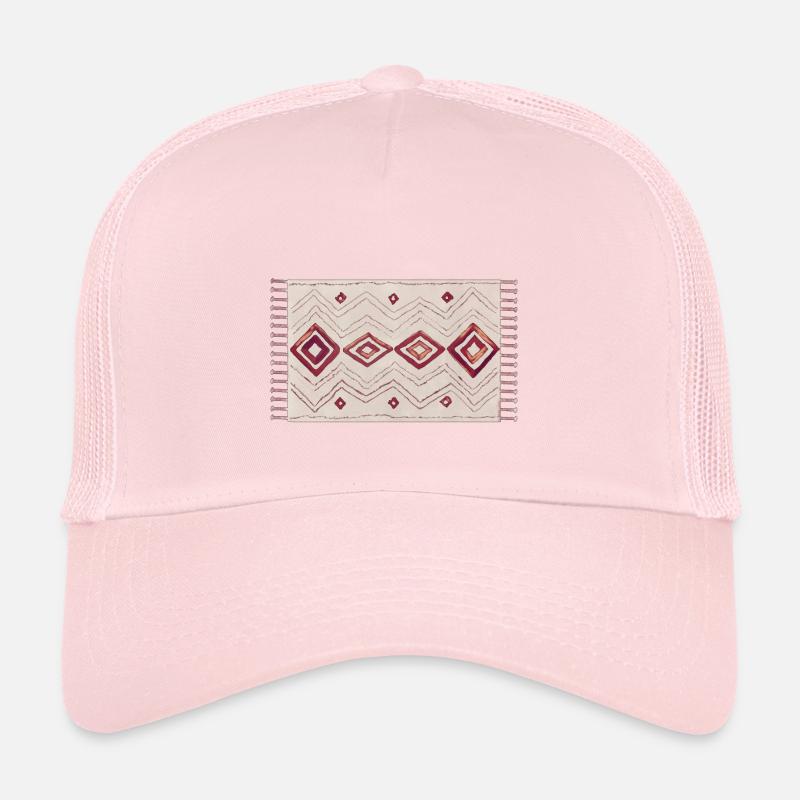 Tapis marocain dessiné à la main Casquette trucker 