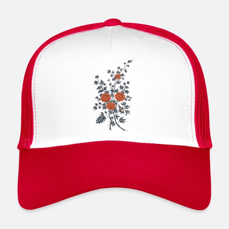 Les fleurs de Lars et Sigrin Casquette trucker 