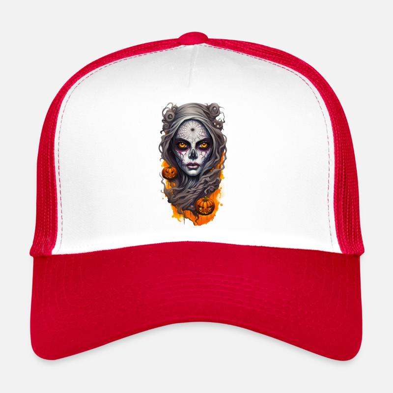 Sorcière d’Halloween 02 Casquette trucker 