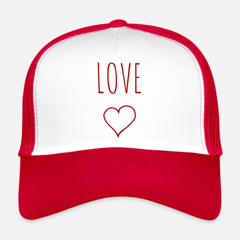 LIEBE Herz Trucker Cap