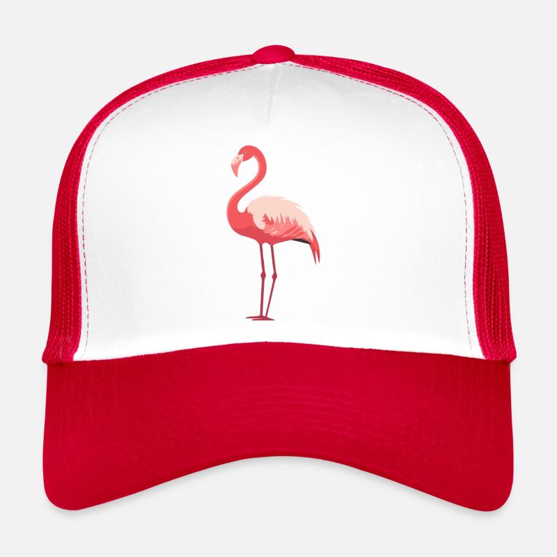 Flamingo Paradise: Rosa Sommer Trucker Cap