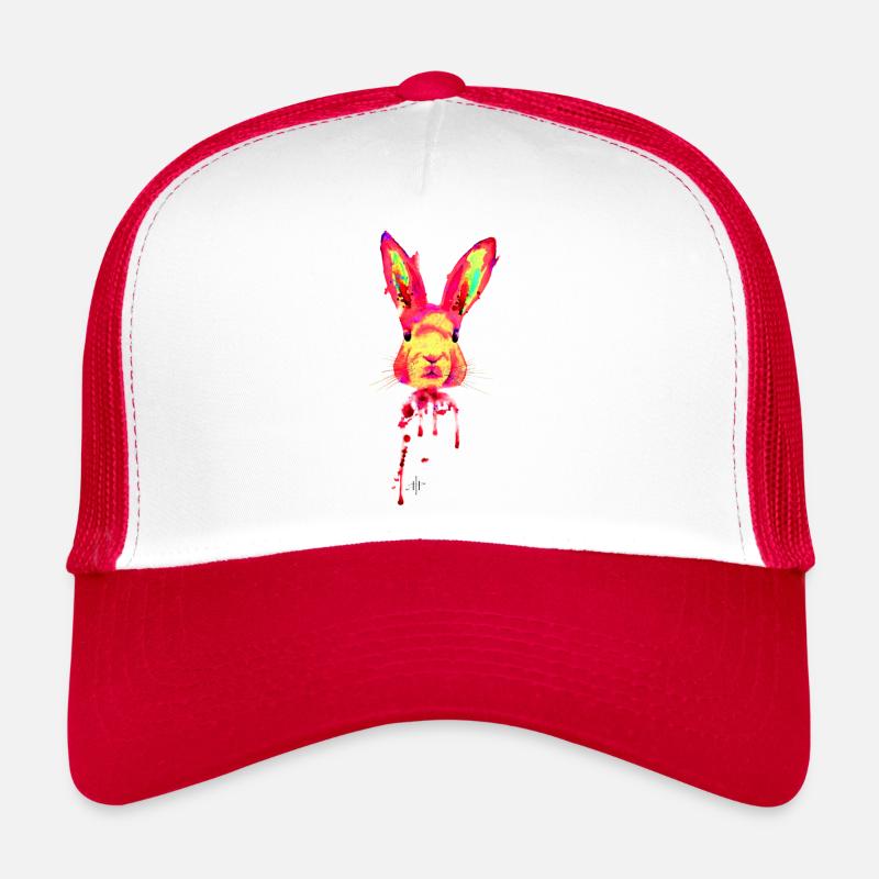 Rabbit Neon Pink Trucker Cap