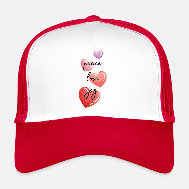 Peace Love Joy Trucker Cap