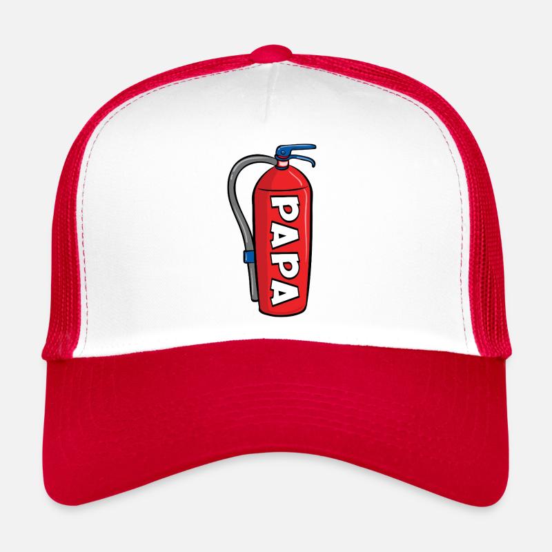 Announcing Baby - Firefighter Dad Trucker Cap