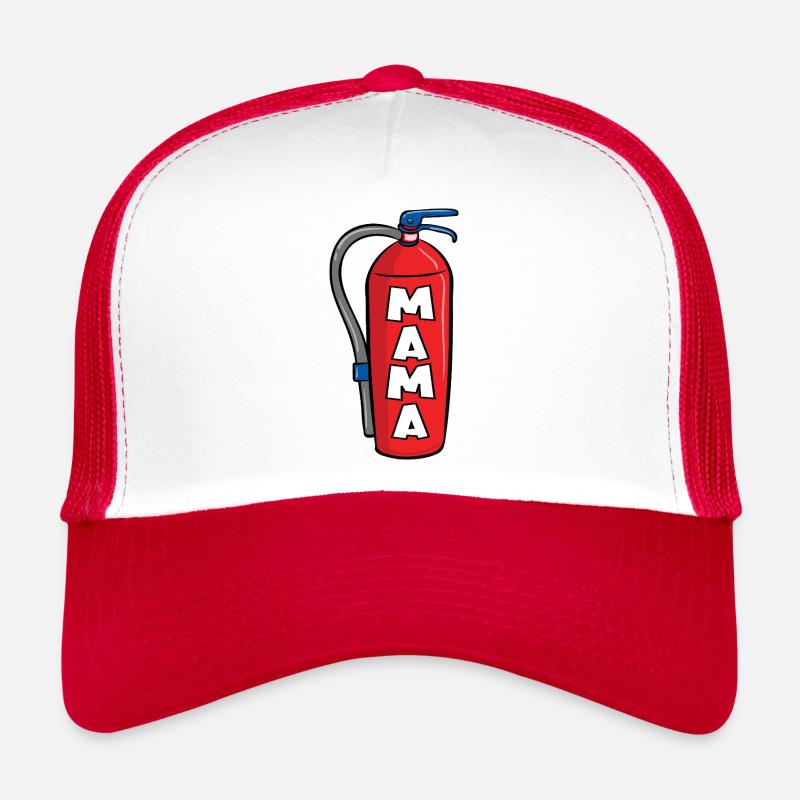 Maman pompier Casquette trucker 