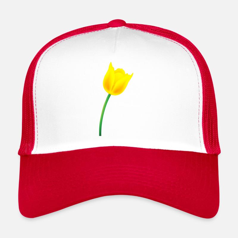 Tulipe jaune Casquette trucker 