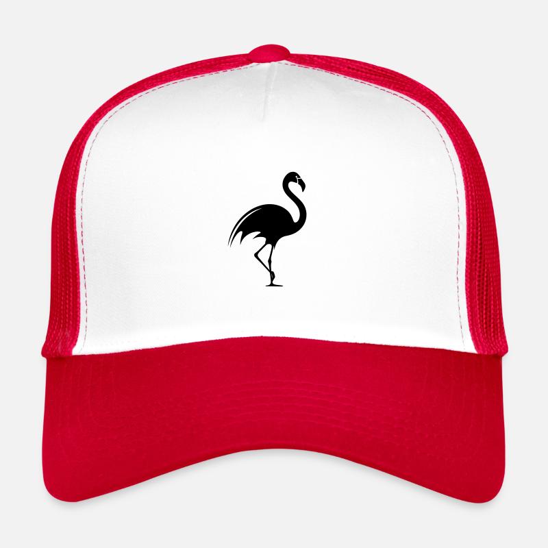 flamant rose Casquette trucker 