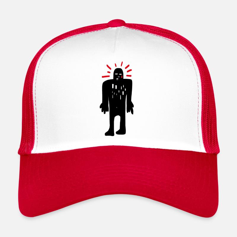 Illustration du yéti Casquette trucker 