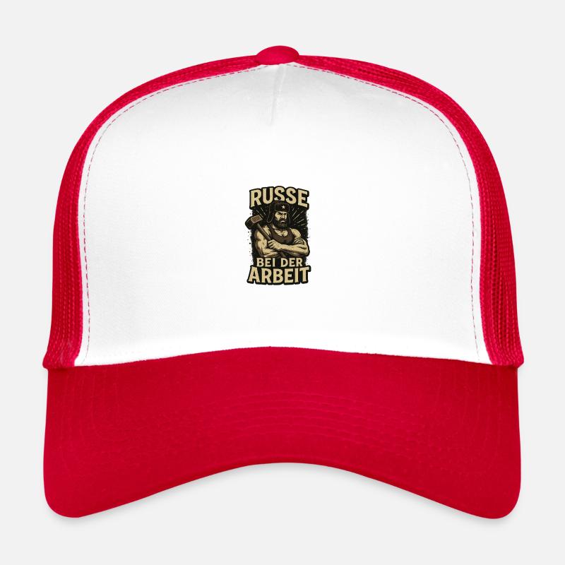Russe bei der Arbeit Trucker Cap