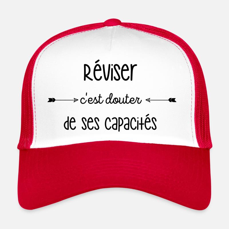 réviser c'est humour Casquette trucker 