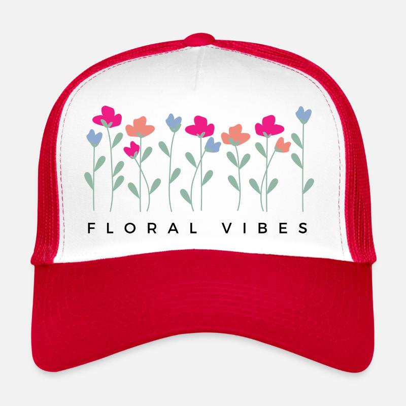 Blumige Vibes - Geschenkidee Trucker Cap
