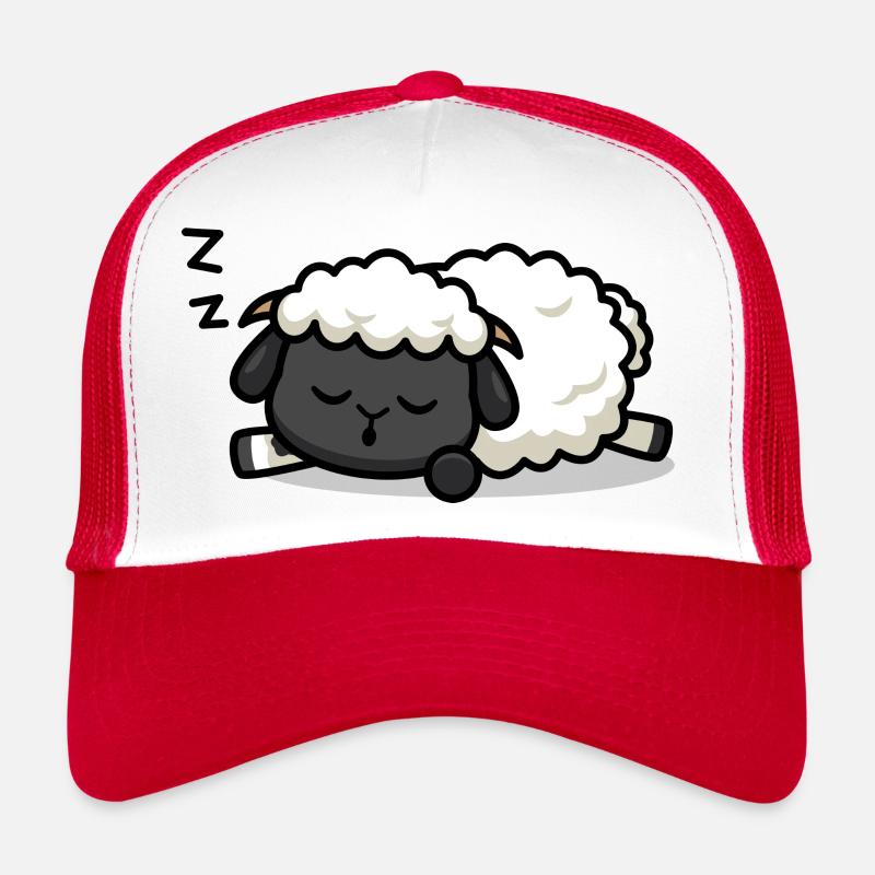 Sleeping lamb Trucker Cap