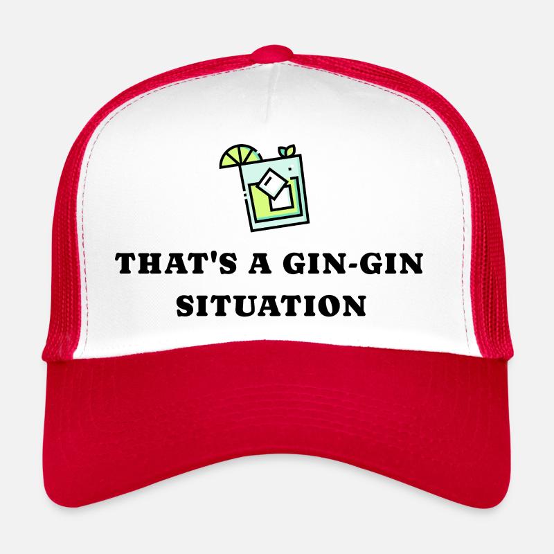 C’est une situation gin-gin drôle de cocktail Casquette trucker 