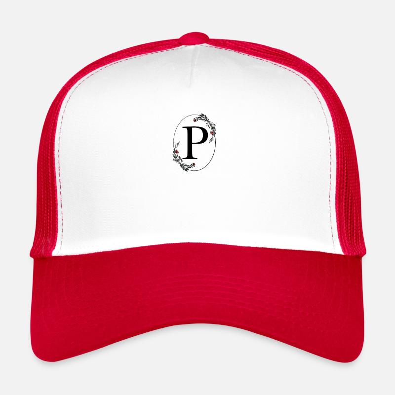 Lettre P Casquette trucker 