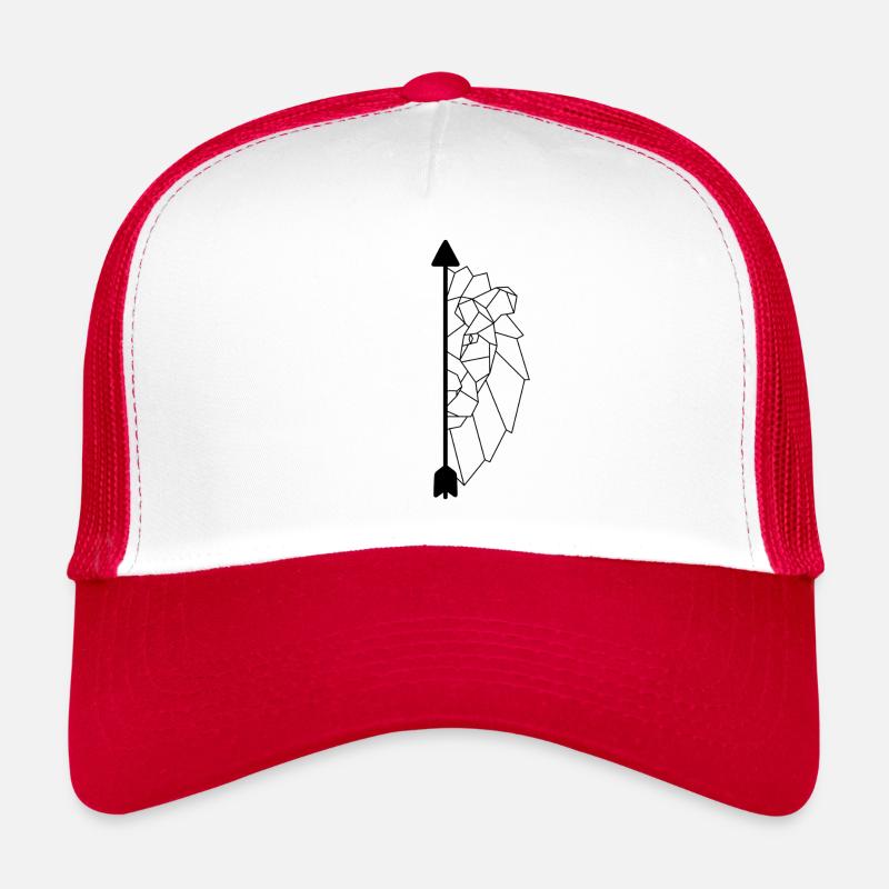 Geometric Lion Trucker Cap