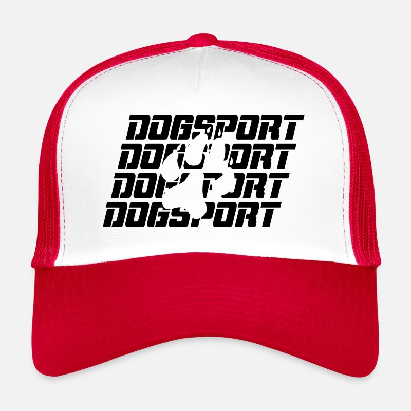Dogsport Pfote Schwarz Trucker Cap