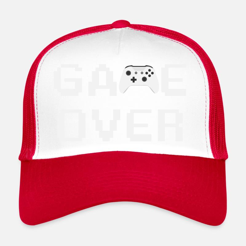 Game Over Controller Blanc Casquette trucker 