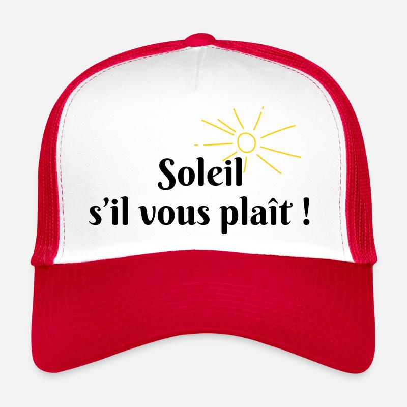 Soleil s’il vous plaît Casquette trucker 