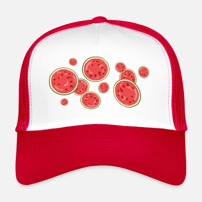 Der Duft der Wassermelone - Trucker Cap - Weiß/Rot