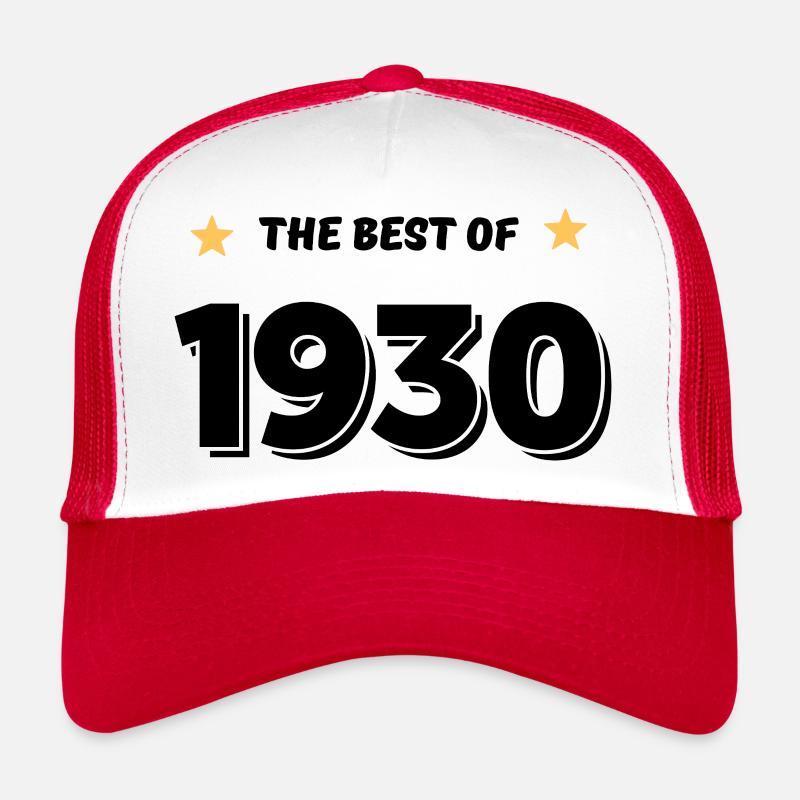 Das Beste von 1930 - Trucker Cap - Weiß/Rot