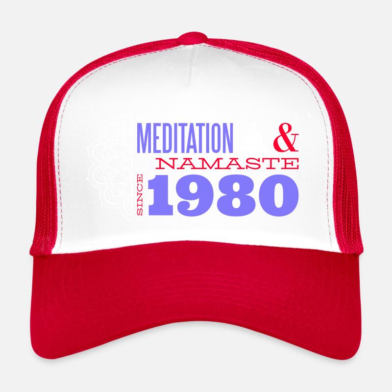Meditieren seit 1980 - Namaste Trucker Cap
