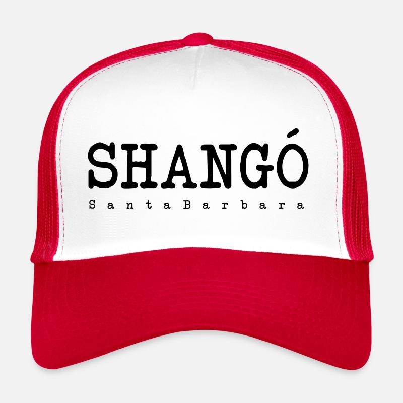 Shango - Santa Barbara - Casquette trucker  - blanc/rouge