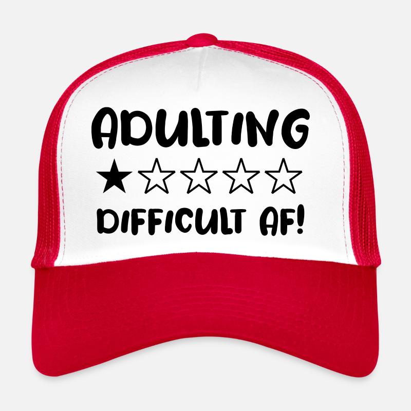 Adulting Difficult AF Trucker Cap