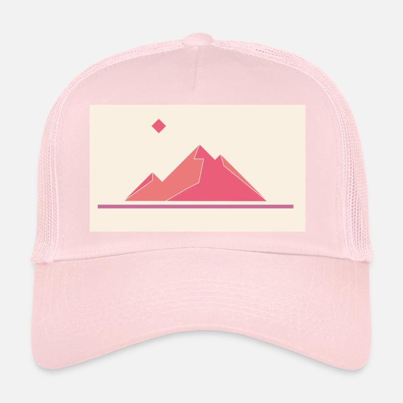 Montagnes Rouges Casquette trucker 