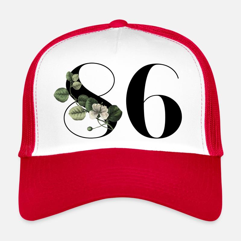Nummer 86 Blumengrün - 86. Blumengeburtstag Trucker Cap