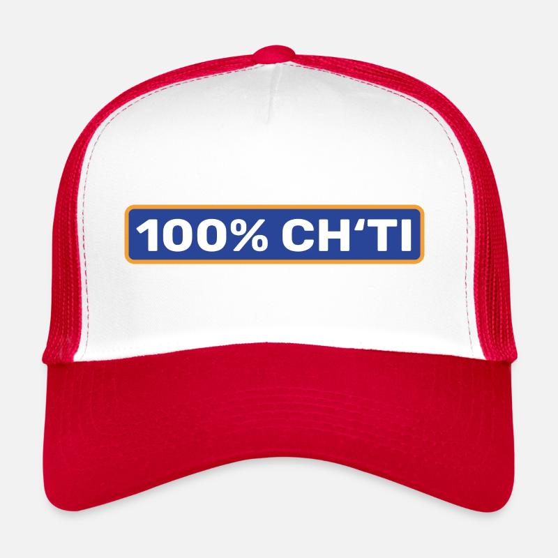 100% Ch'ti - Nord pas de calais Casquette trucker 