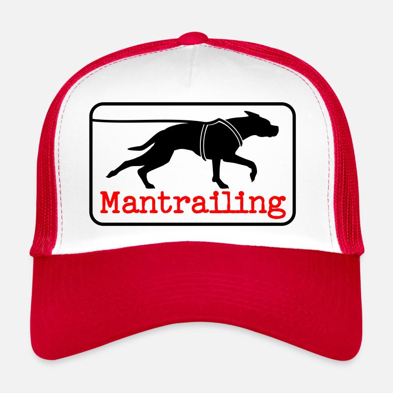 Mantrailing Typewriter Trucker Cap