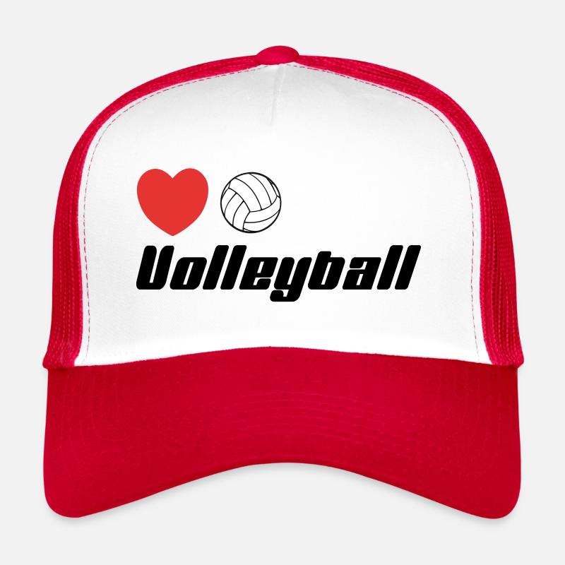 Ich Liebe Volleyball Trucker Cap