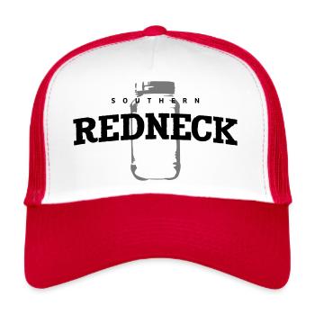 Southern Redneck (black) - Trucker Cap - white/red - Front