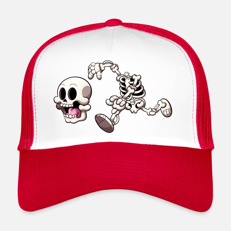 Skeleton a perdu la tête Casquette trucker 