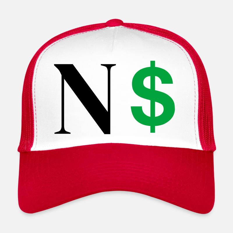 Lettre n dollar Casquette trucker 