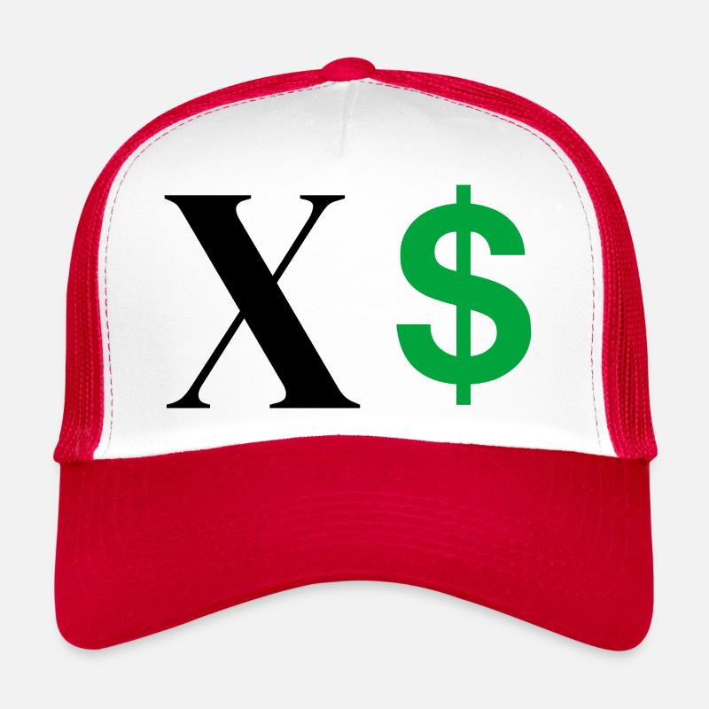 Lettre x dollar Casquette trucker 