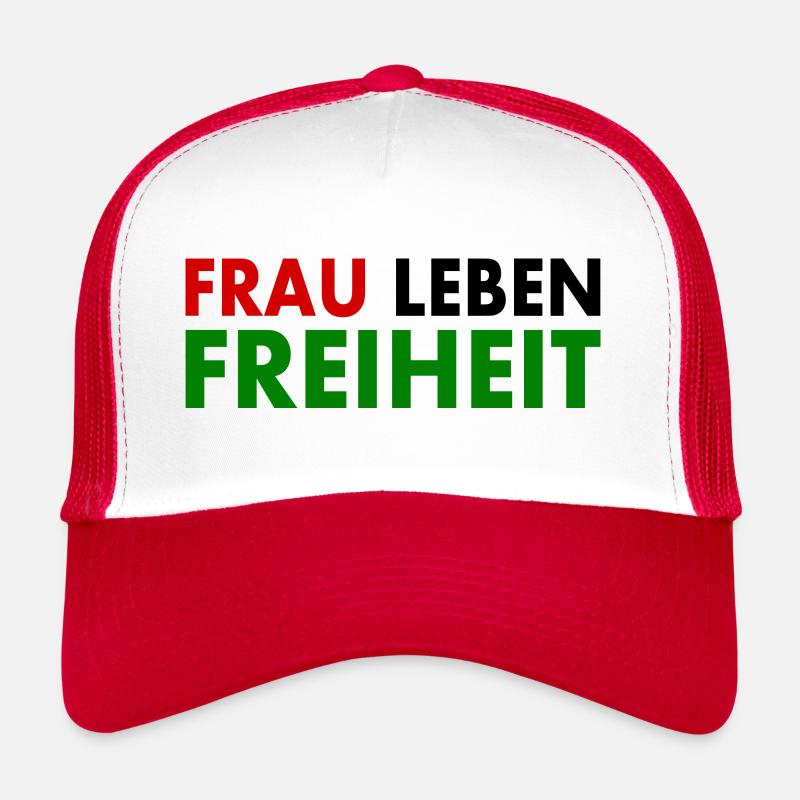 Frau leben freiheit Trucker Cap