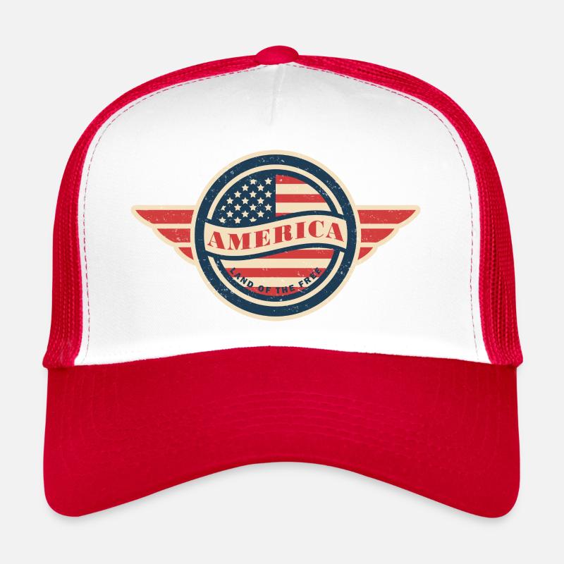 Amerika Land der Freien Trucker Cap
